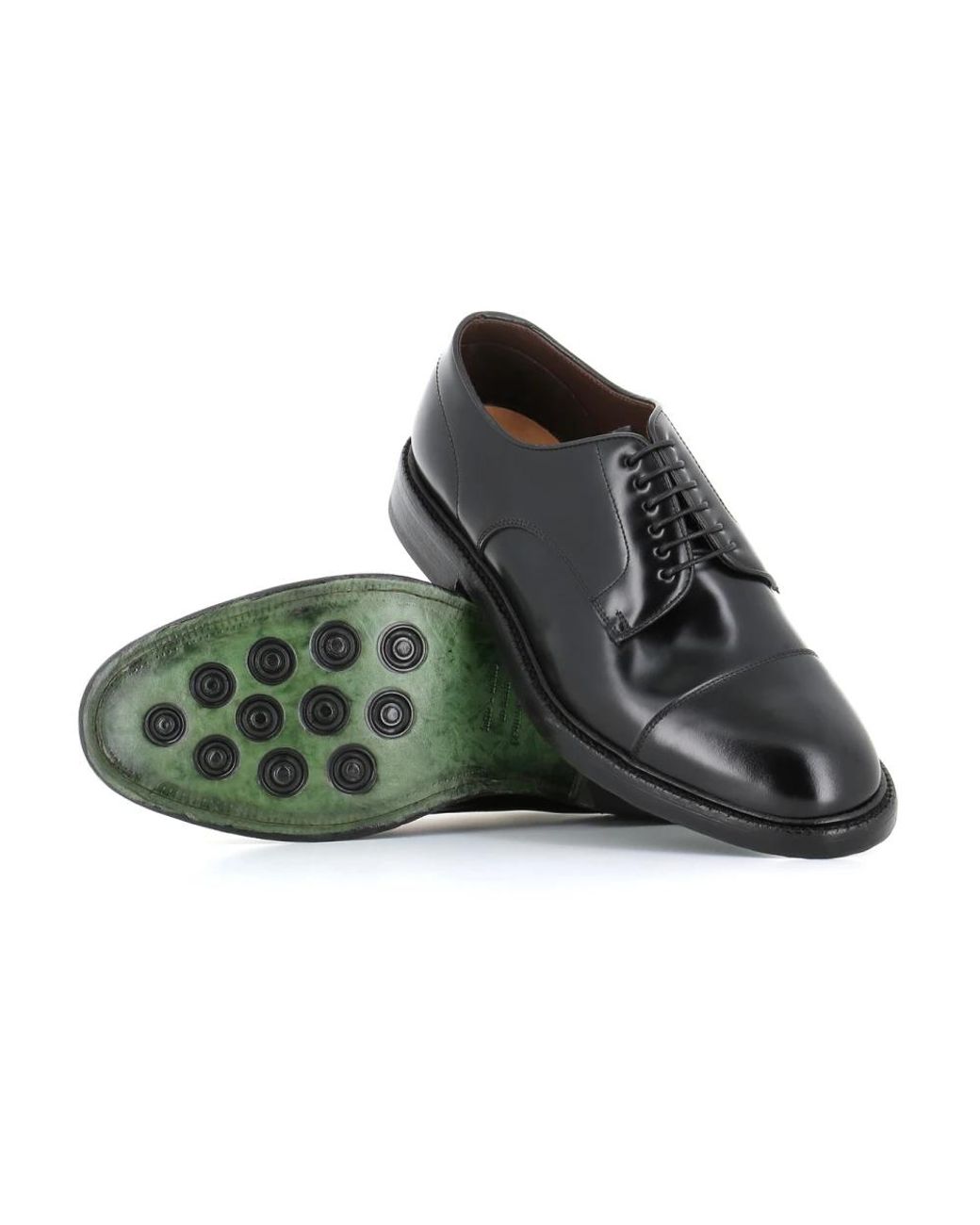 Green George Black Business Shoes for men
