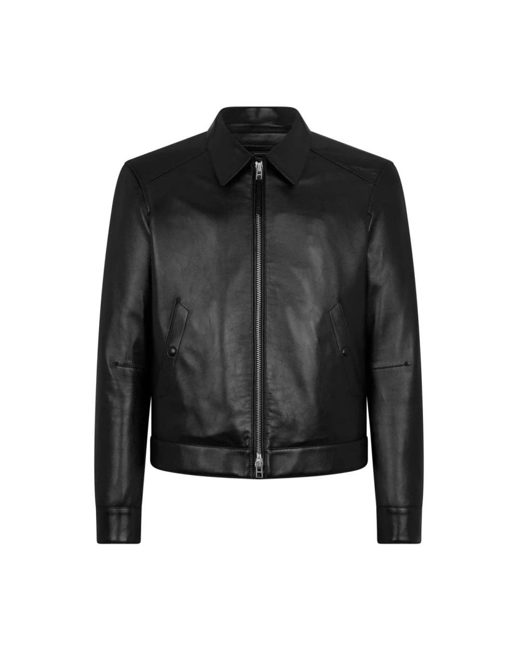 Tom Ford Black Leather Jackets for men