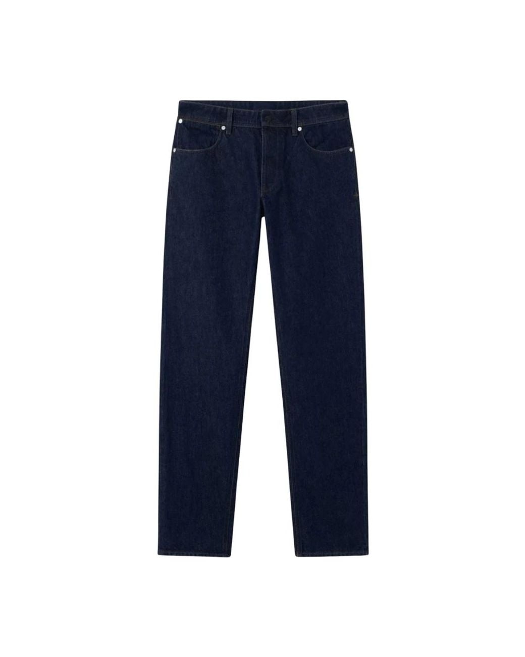 Stone Island Blue Straight Fit Jeans for men