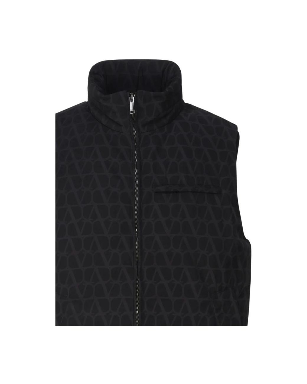 Valentino Garavani Black Waistcoats for men