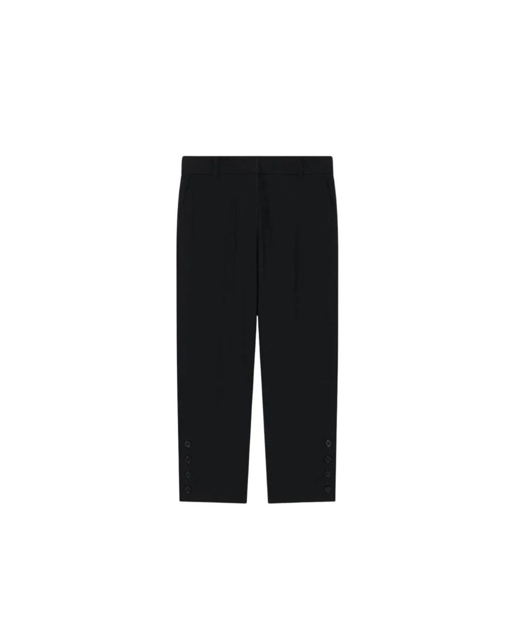 IRO Black Cropped Trousers