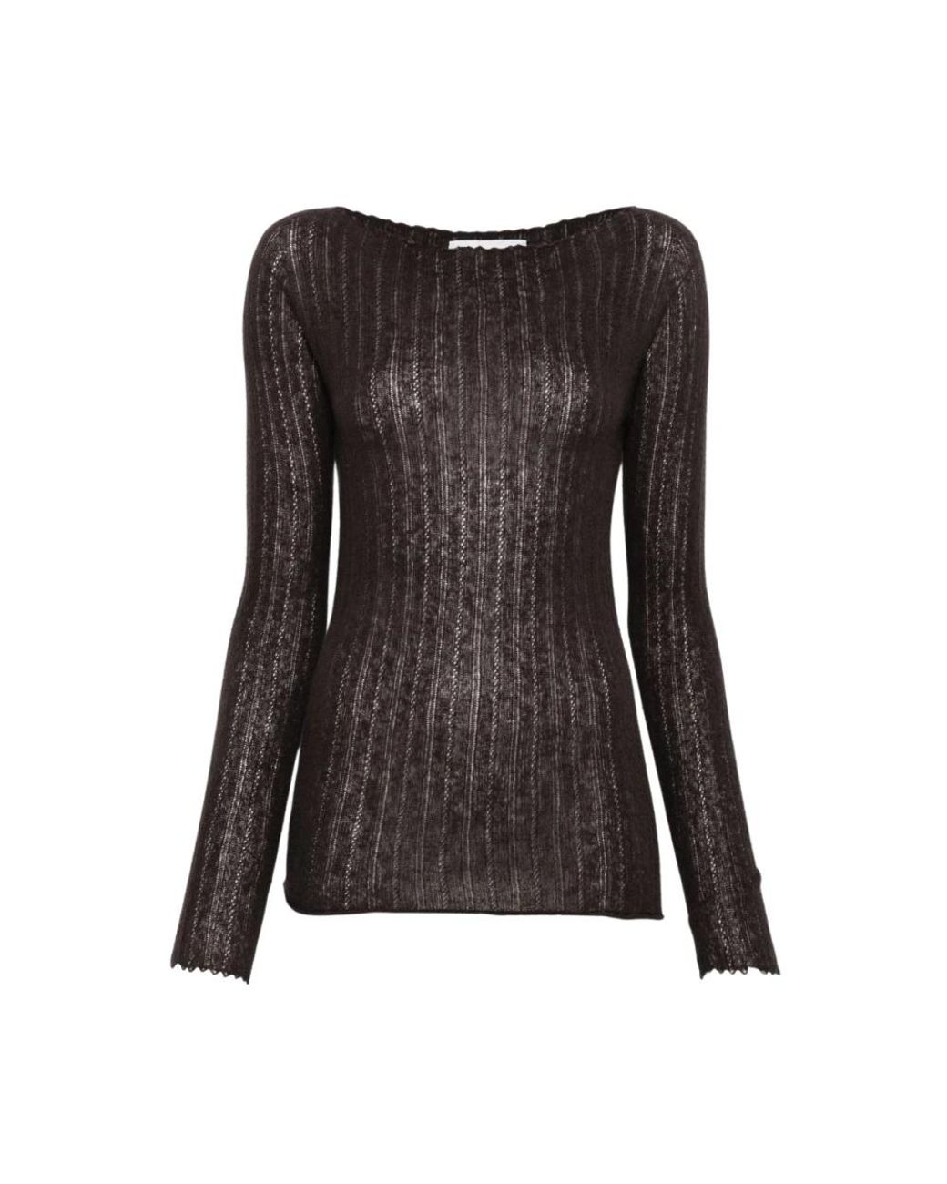 Vanisé Black Round-Neck Knitwear