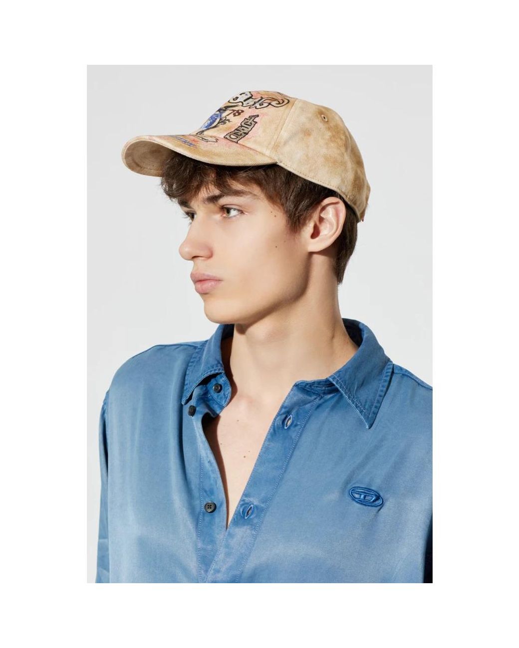 Caps DIESEL pour homme en coloris Natural