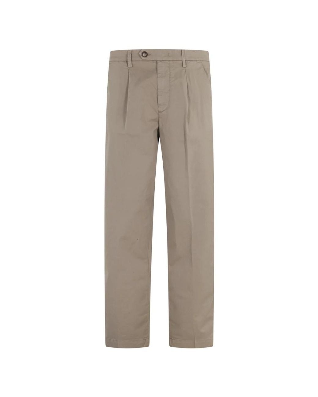 Re-hash Gray Straight Trousers for men