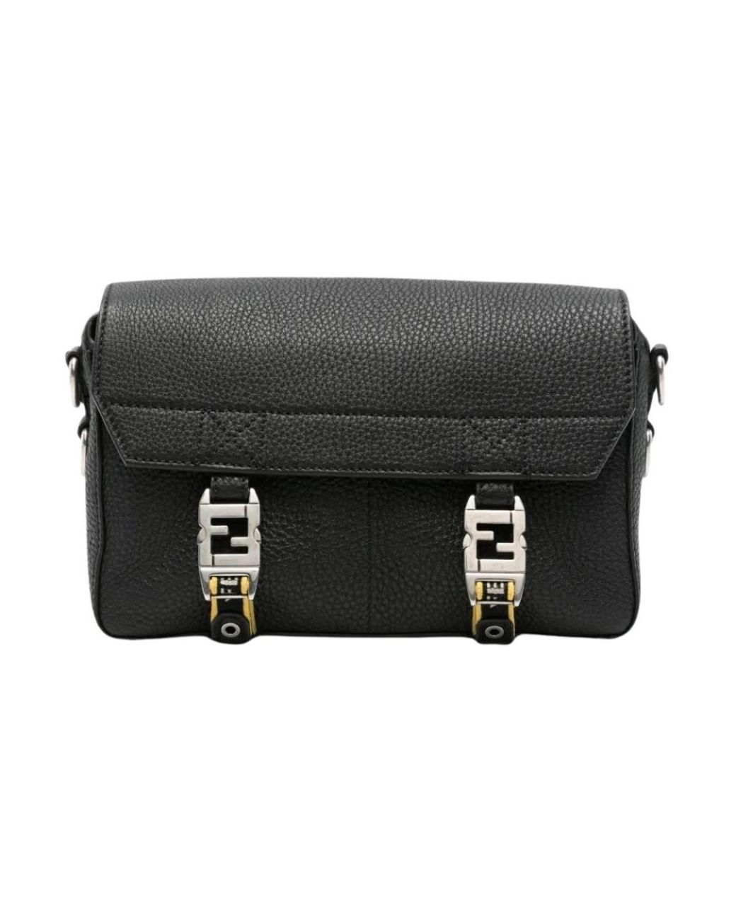 Fendi Flow Small Messenger Bag in Black für Herren