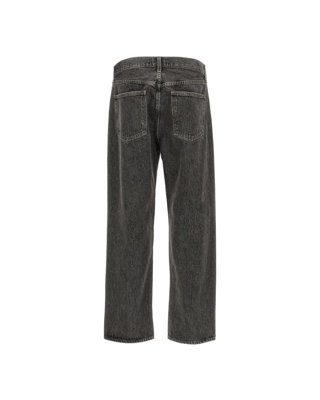Agolde Gray Straight Jeans for men