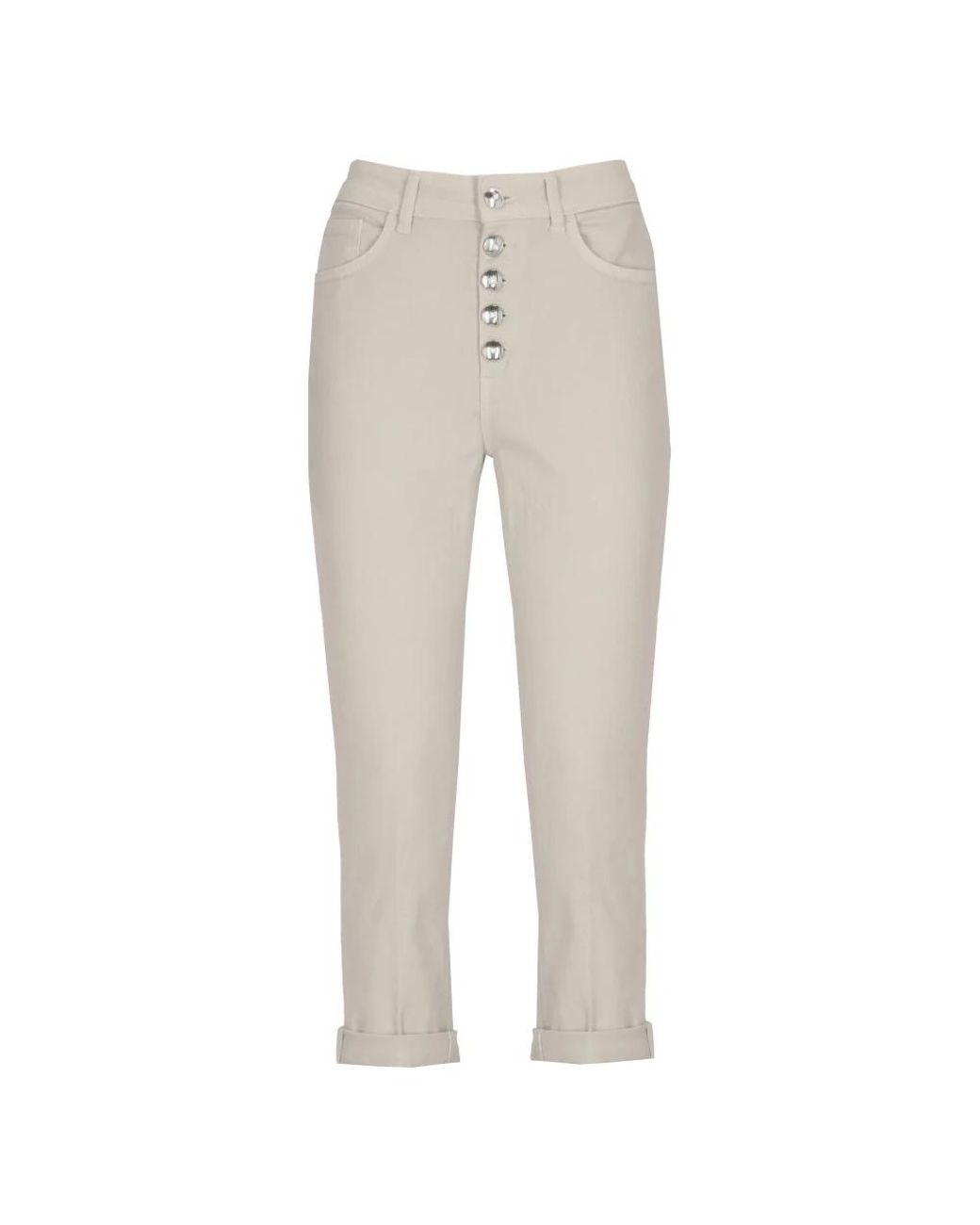 Dondup Natural Cropped Jeans