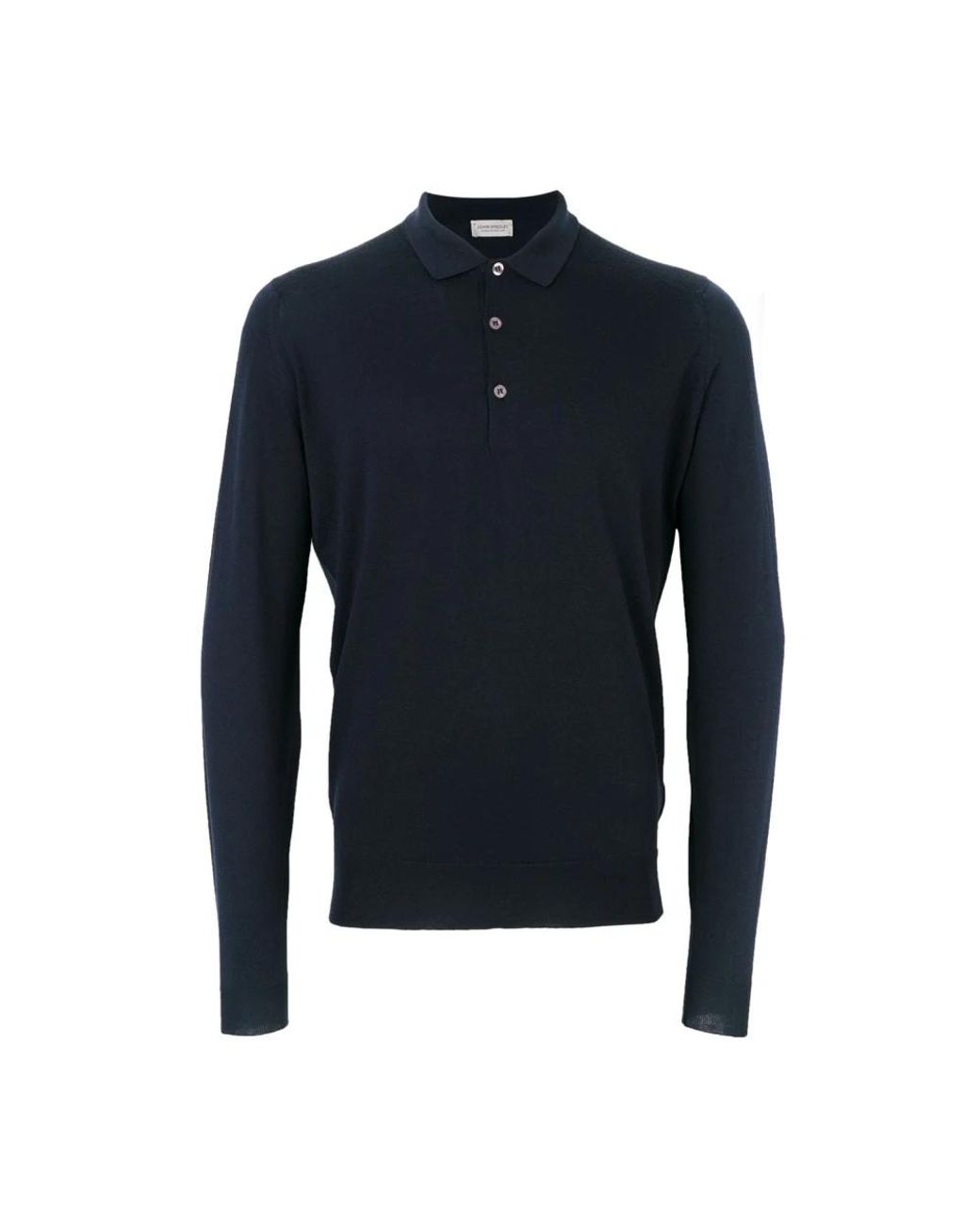 John Smedley Blue Polo Shirts for men