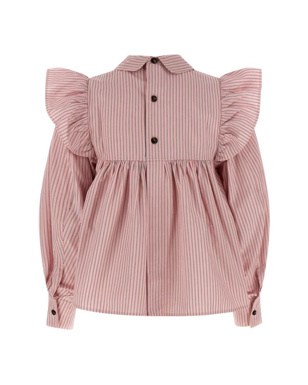 Blouses Ganni de color Pink