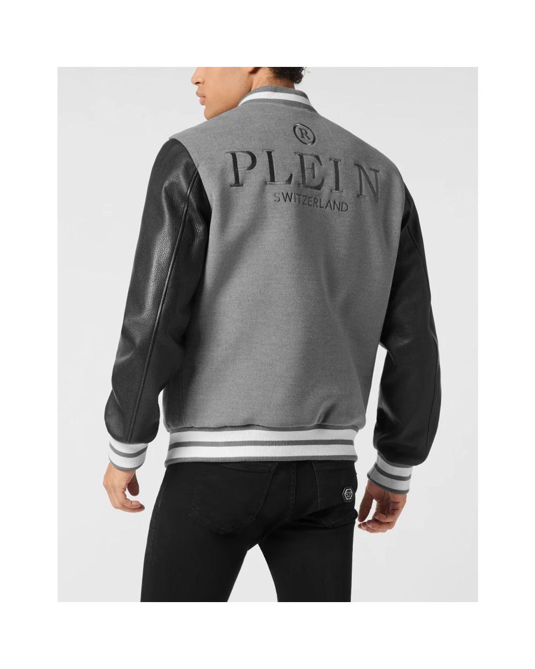 Bomber Jackets Philipp Plein de hombre de color Gray