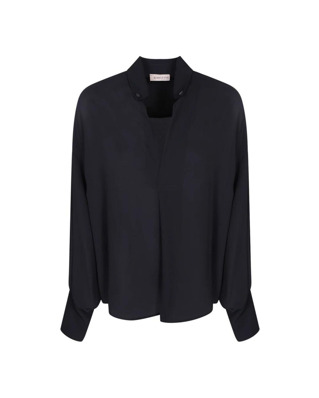 Blanca Vita Black Blouses