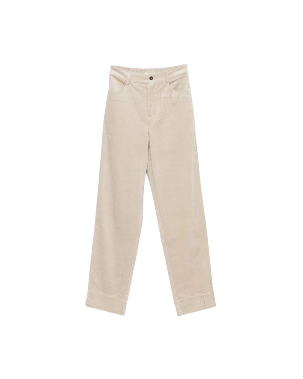 Yerse Natural Straight Trousers