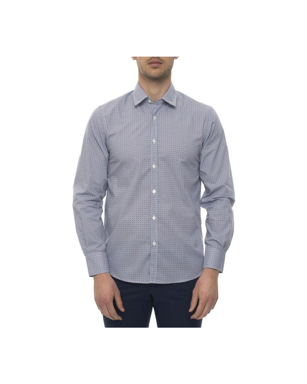 Canali Gray Casual Shirts for men