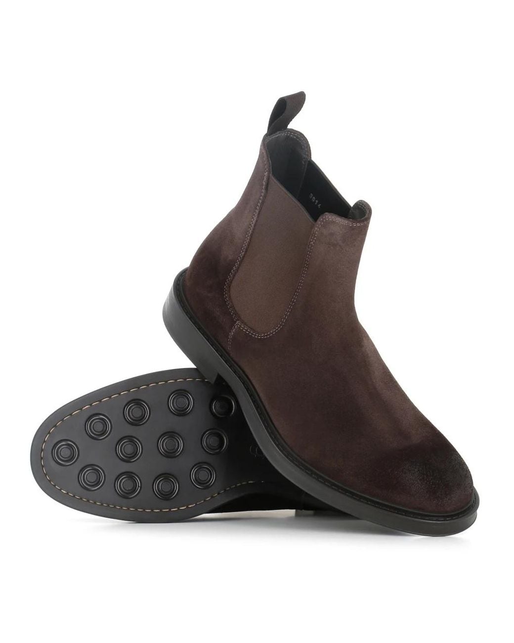Green George Brown Chelsea Boots for men