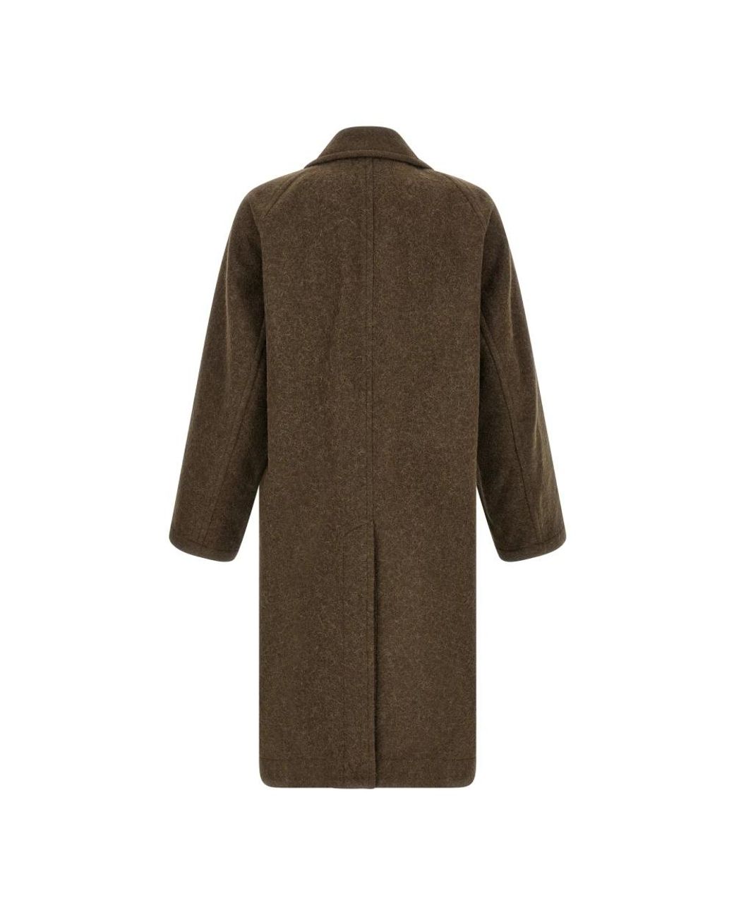 Lemaire Brown Double-Breasted Coats for men