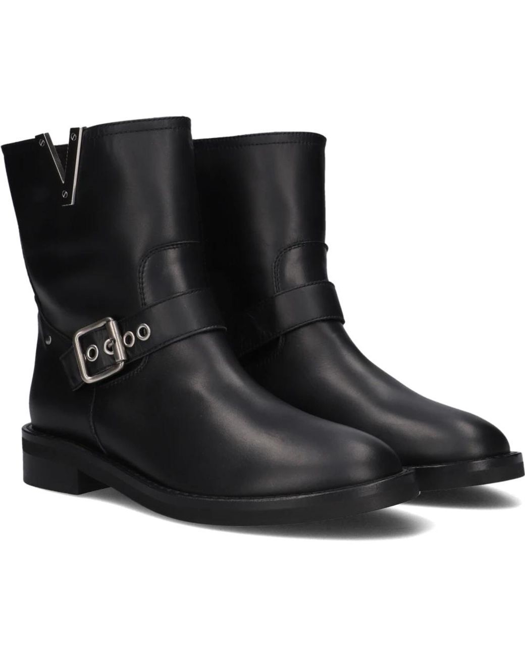 Via Roma 15 Black Ankle Boots