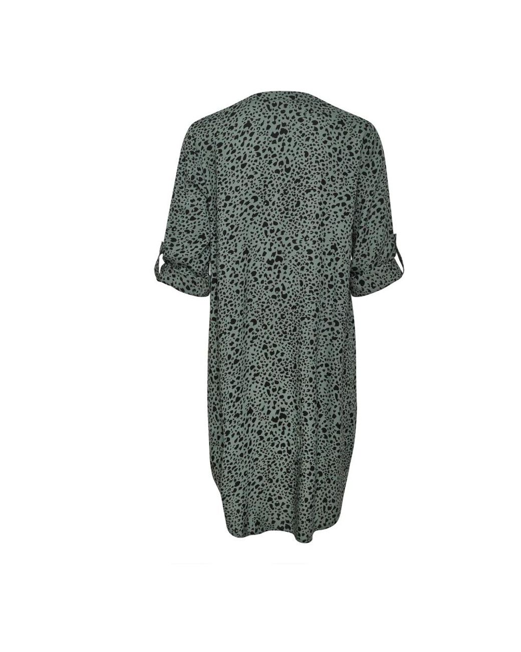 Short Dresses Kaffe de color Green