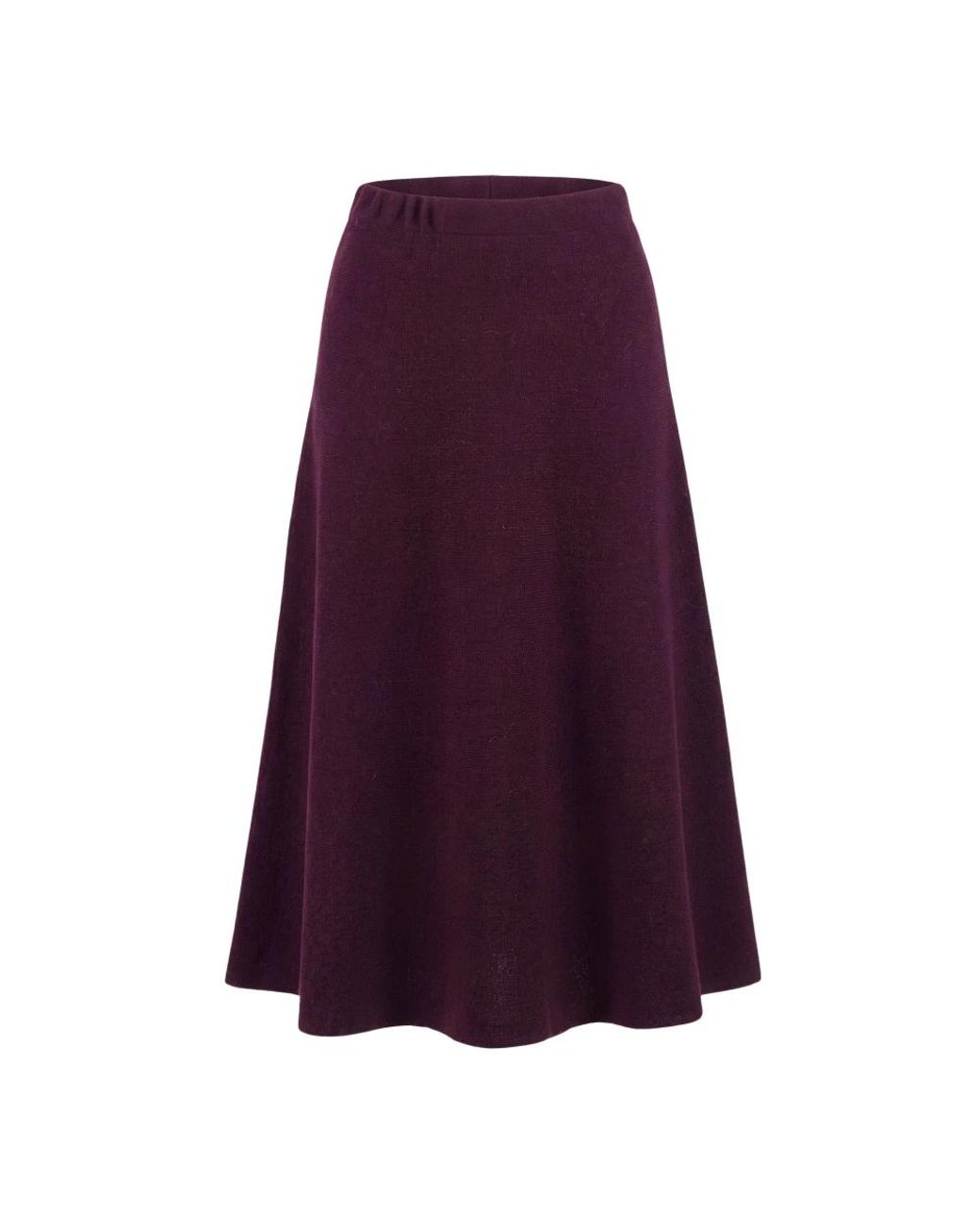 SOLOTRE Purple Midi Skirts