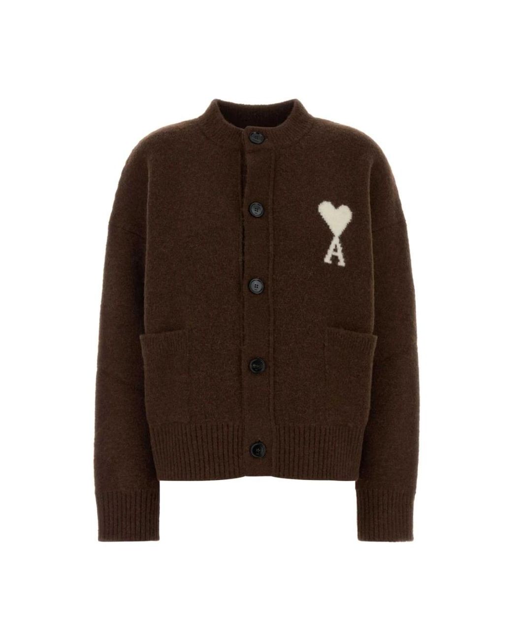 Cardigans AMI de color Brown