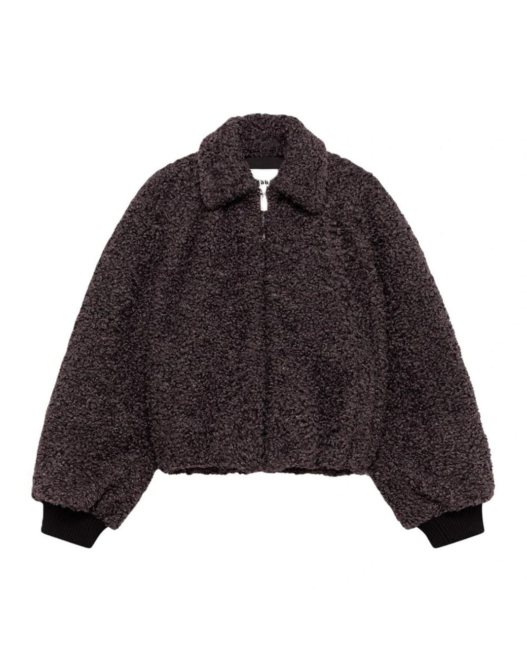 MSGM Black Faux Fur & Shearling Jackets