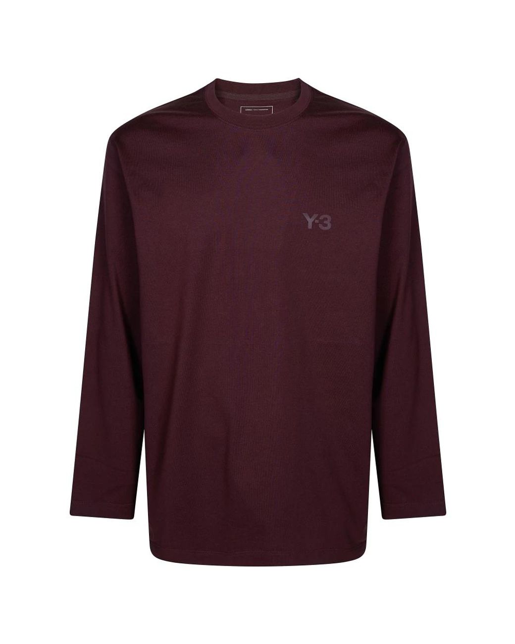 Y-3 Purple Long Sleeve T-Shirts for men