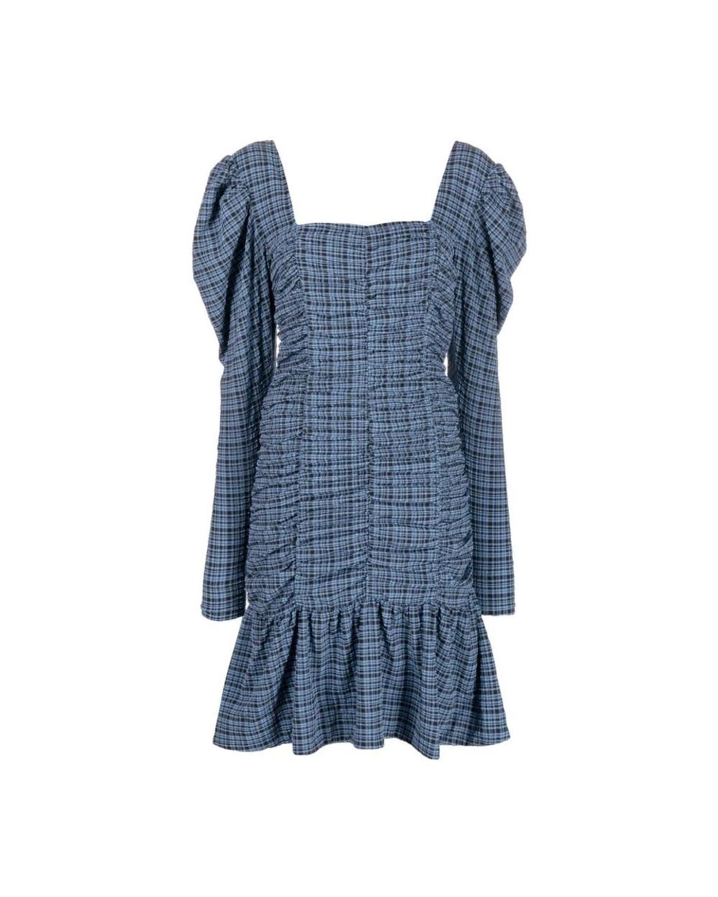 Ganni Blue Short Dresses
