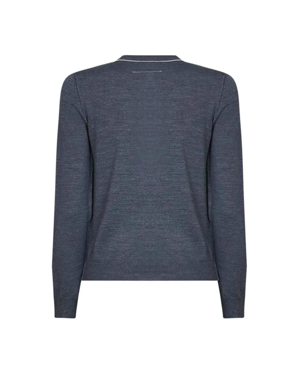 MM6 by Maison Margiela Blue Cardigans