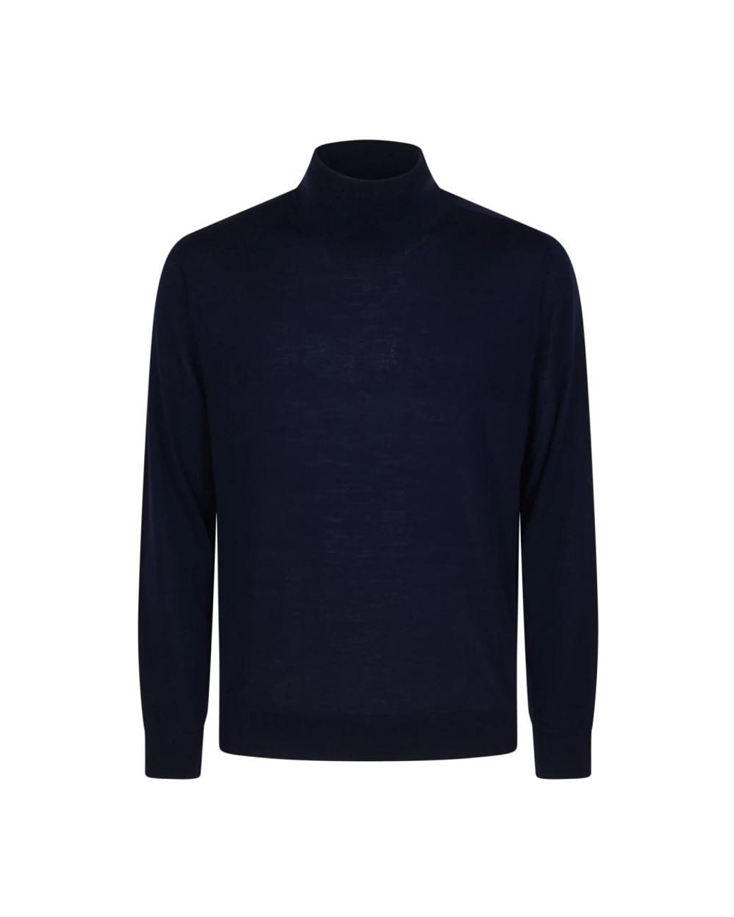 Canali Blue Turtlenecks for men