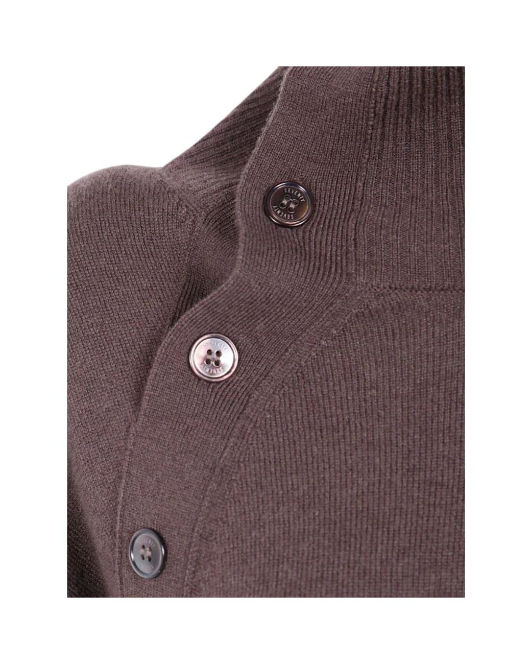 Turtlenecks Seventy de color Brown