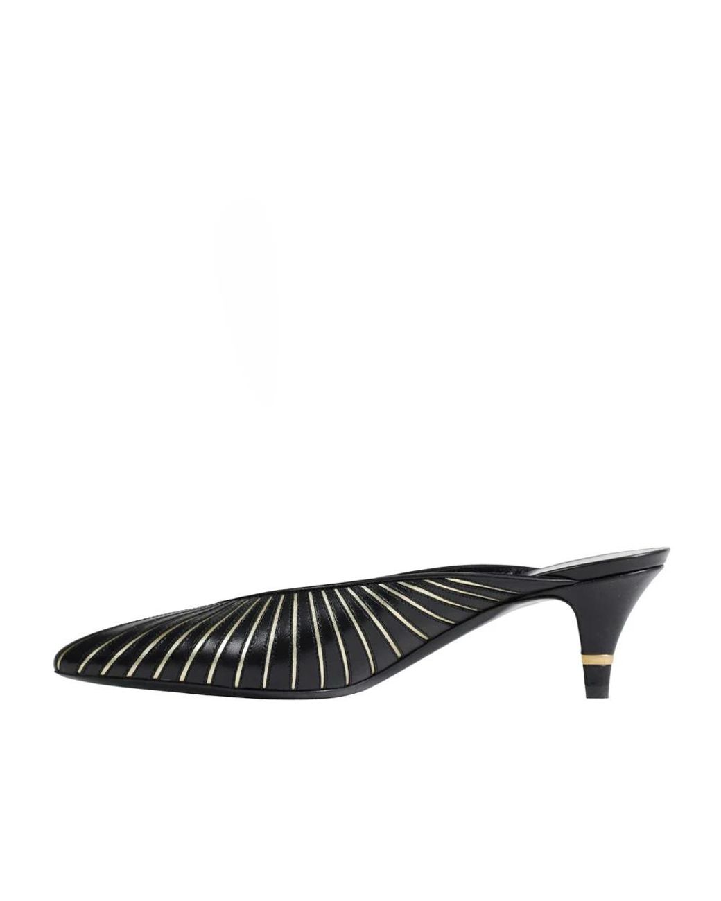 Versace Black Heeled Mules