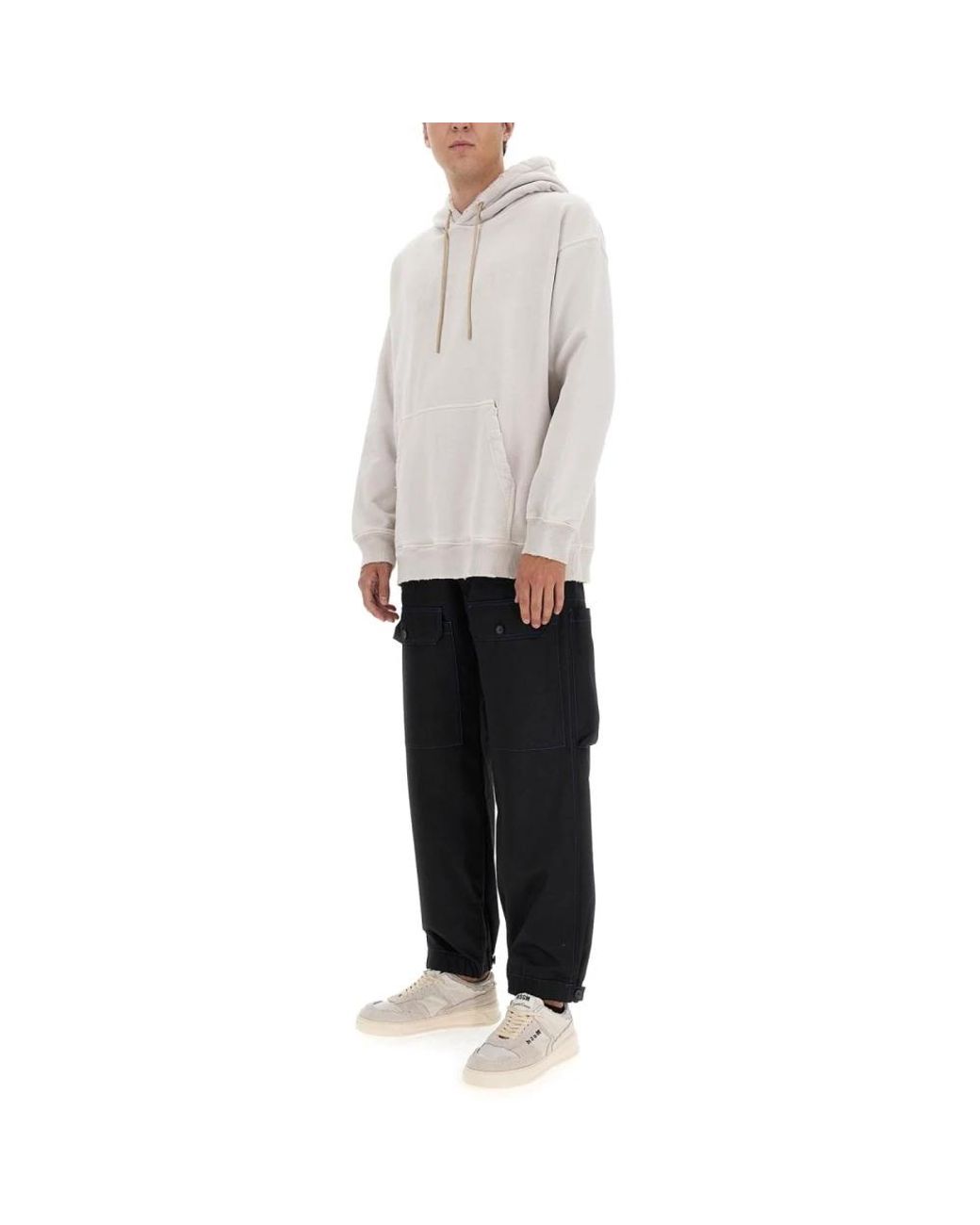 MSGM White Hoodies for men