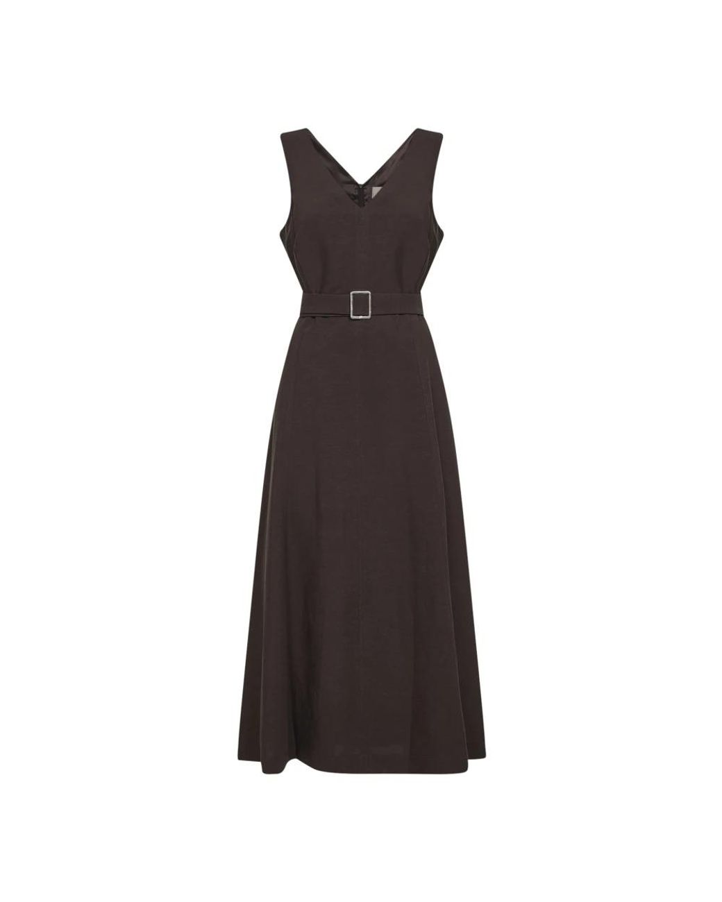 Blanca Vita Brown Midi Dresses