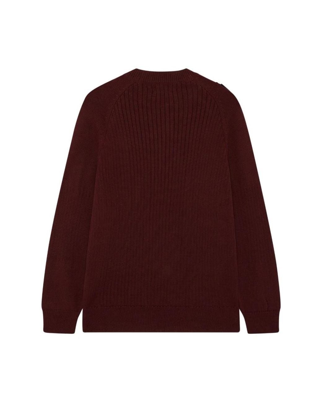 Round-Neck Knitwear Ma Strum de color Purple