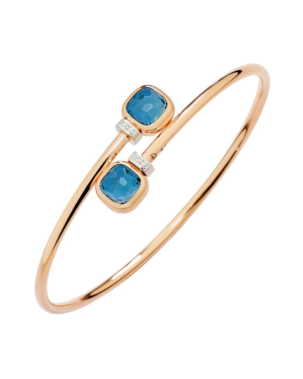 Pomellato Accessoires ,Geel ,Armband Nudo Mini in het Blue