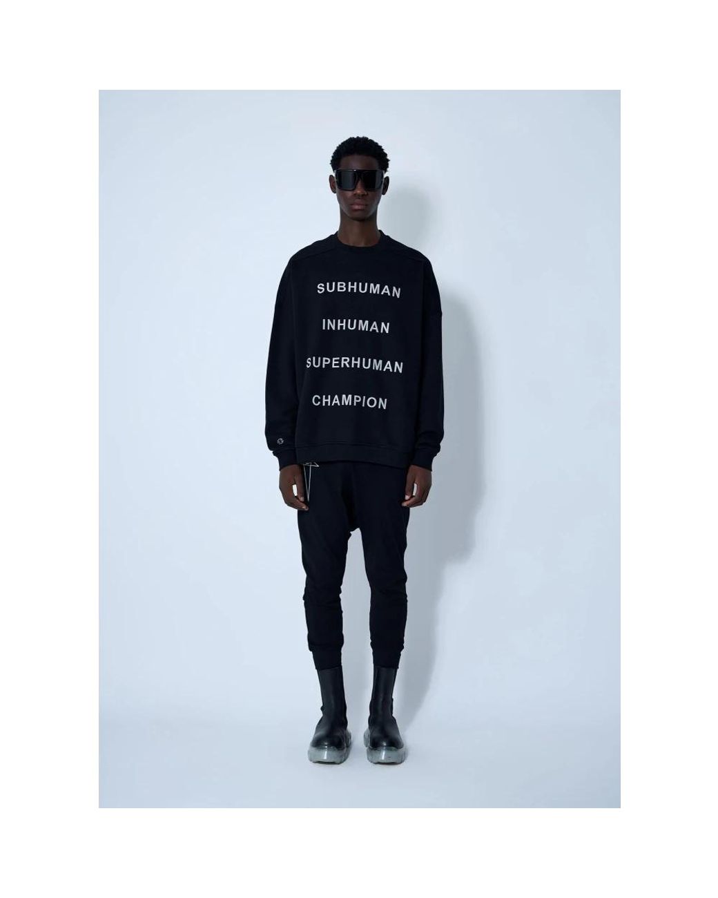 Rick Owens Blue Sweatshirts for men