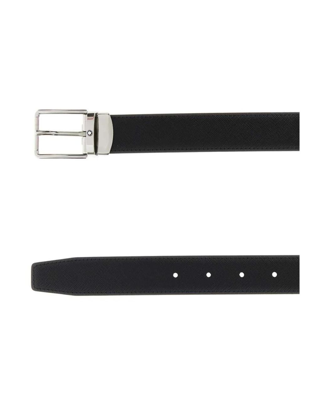 Montblanc Black Belts for men