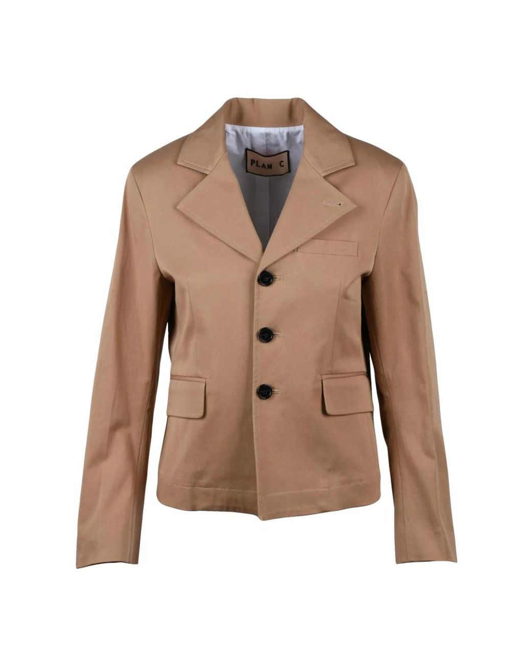Plan C Brown Kurze Jacke