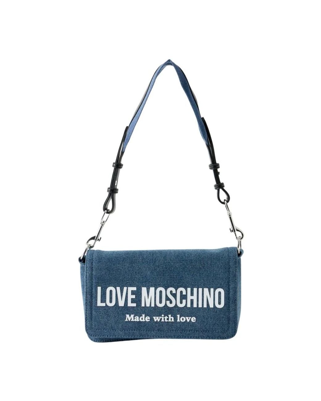 Love Moschino Blue Shoulder Bags