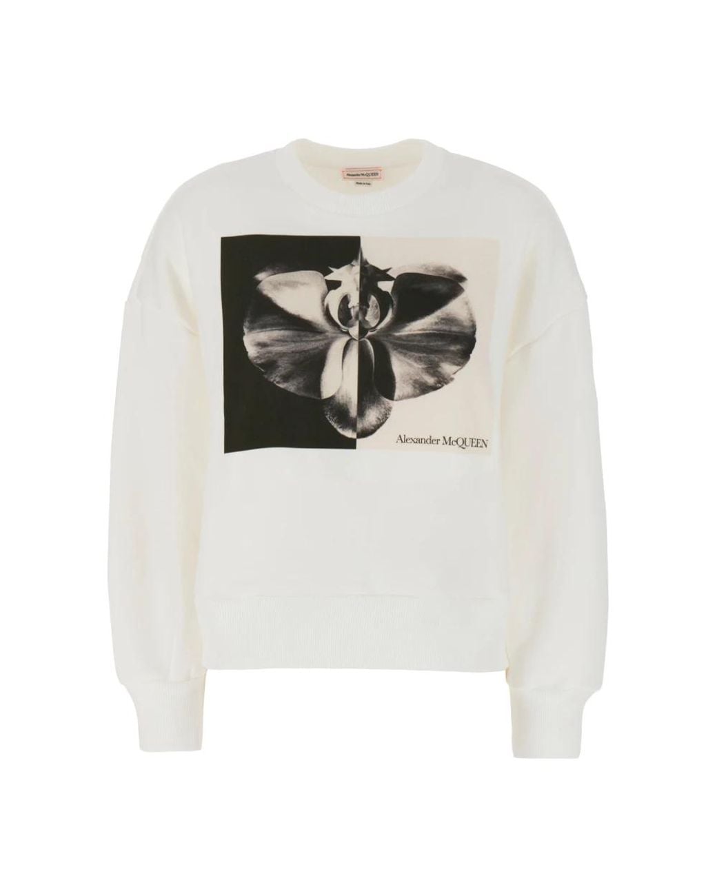 McQueen White Sweatshirts