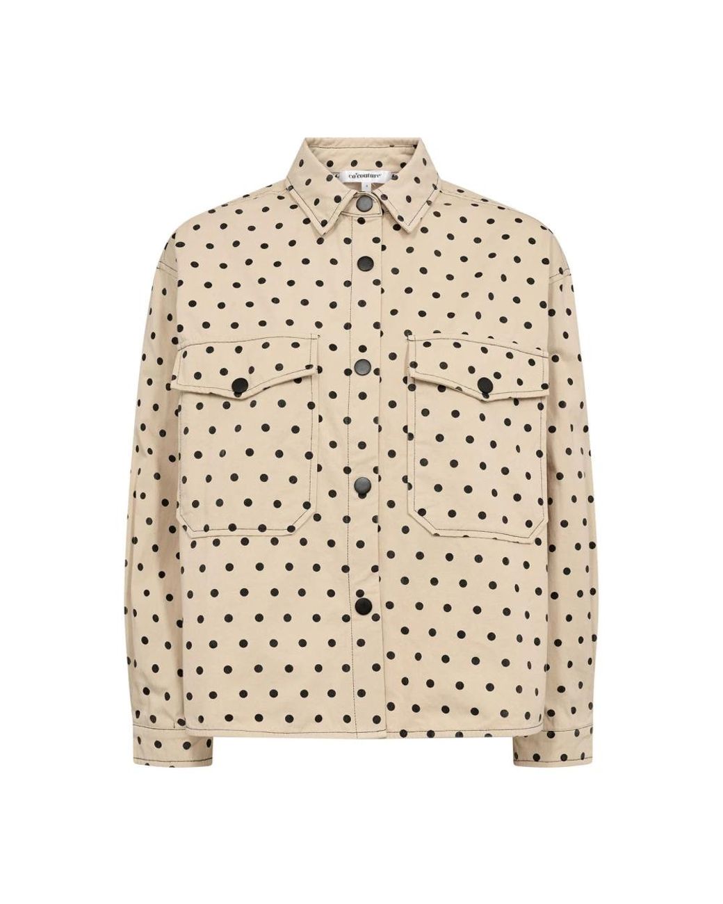 co'couture Overhemden ,Shirts in het Natural
