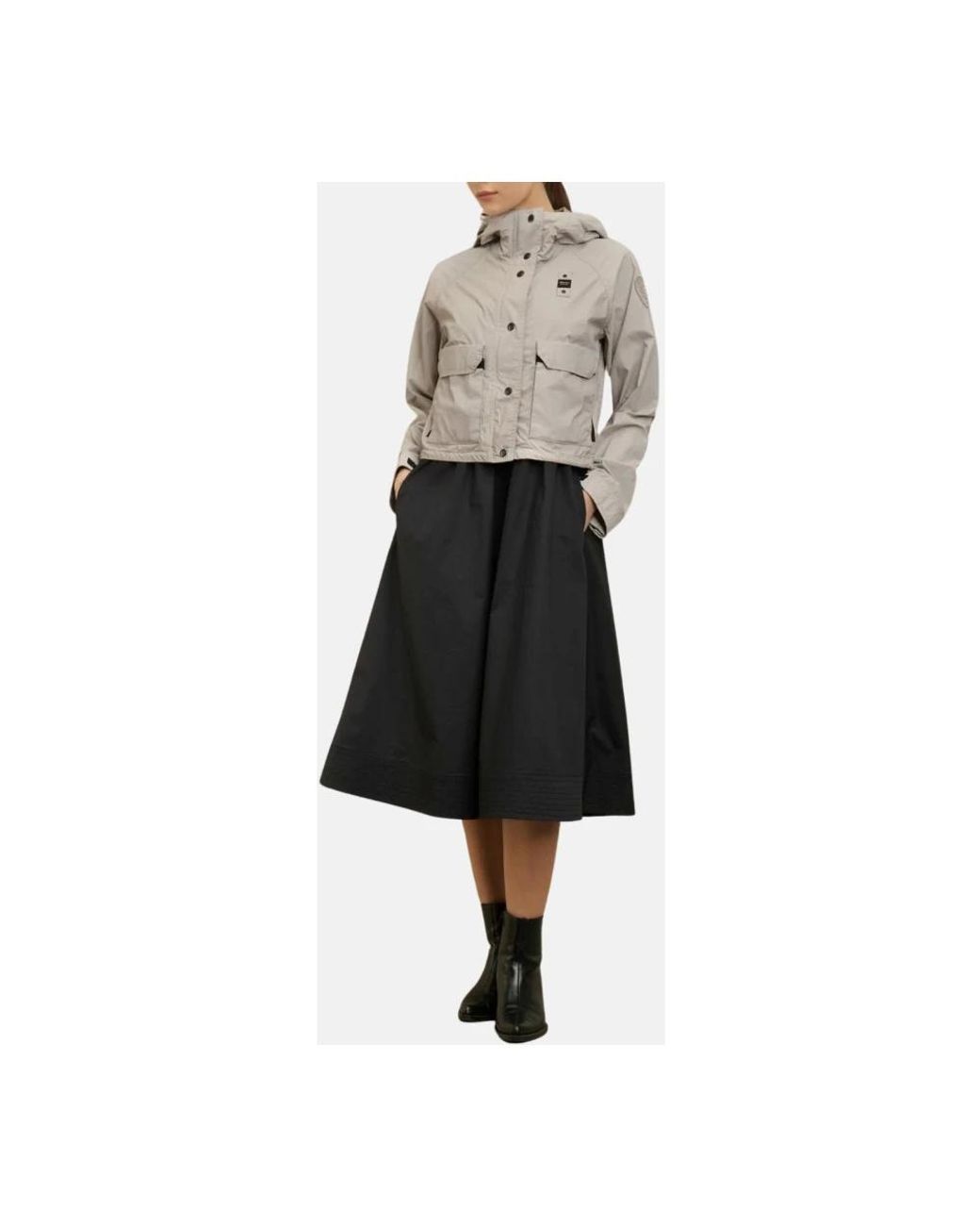 Blauer Jassen ,Grijs ,Katoen Parka 25Sbldc 04331 in het Gray