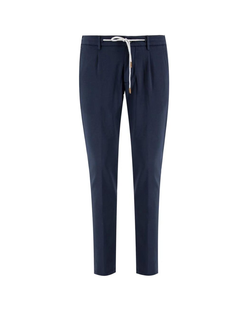 Eleventy Blue Slim-Fit Trousers for men