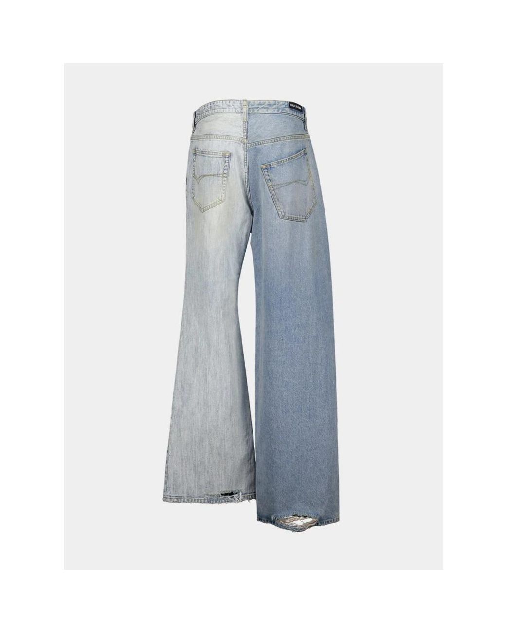 Balenciaga Blue Wide Jeans