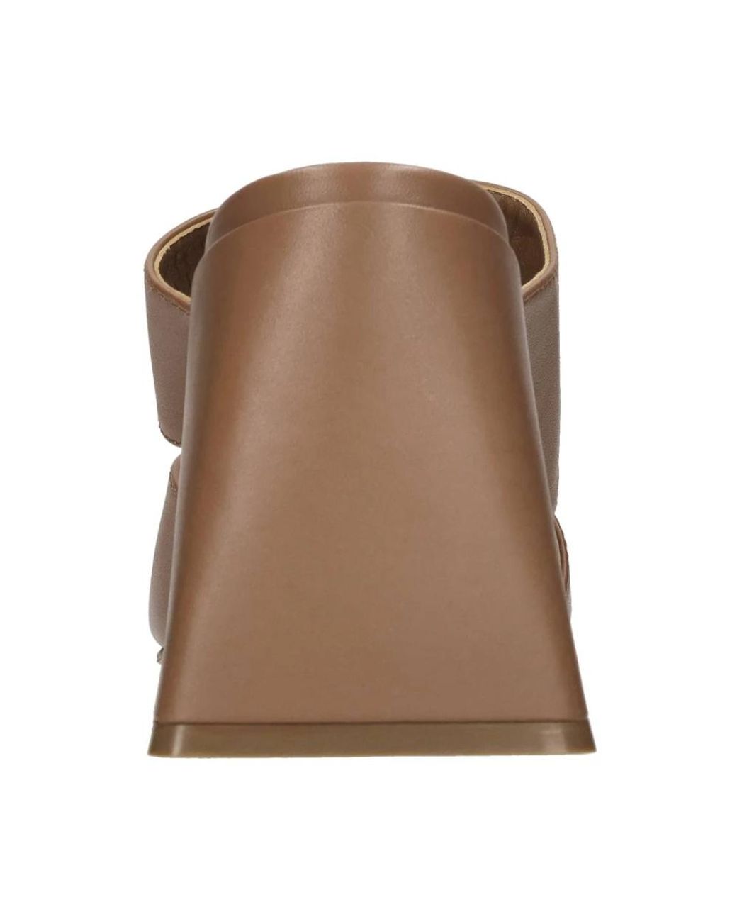 Vic Matié Brown Heeled Mules