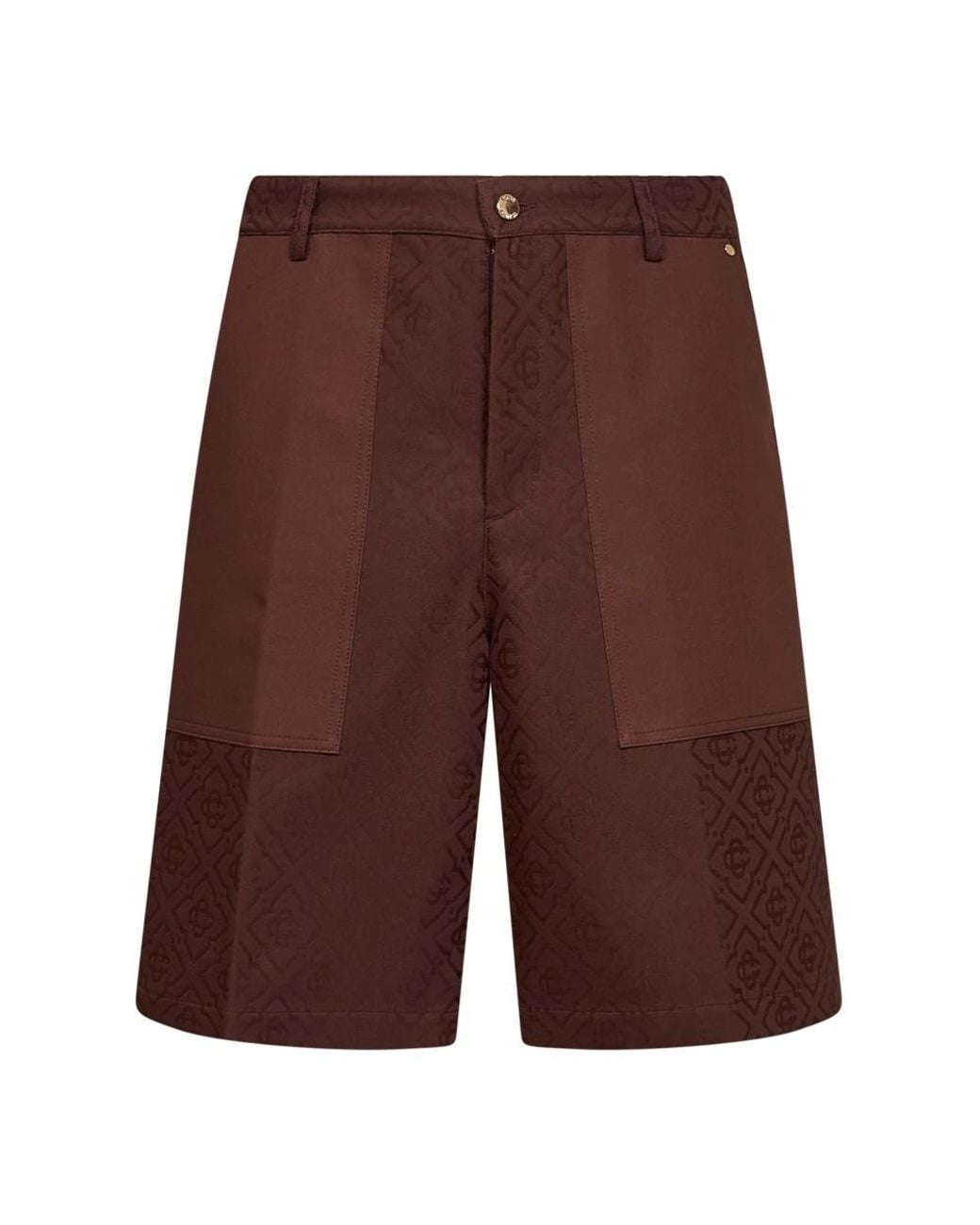 Casablanca Brown Casual Shorts for men