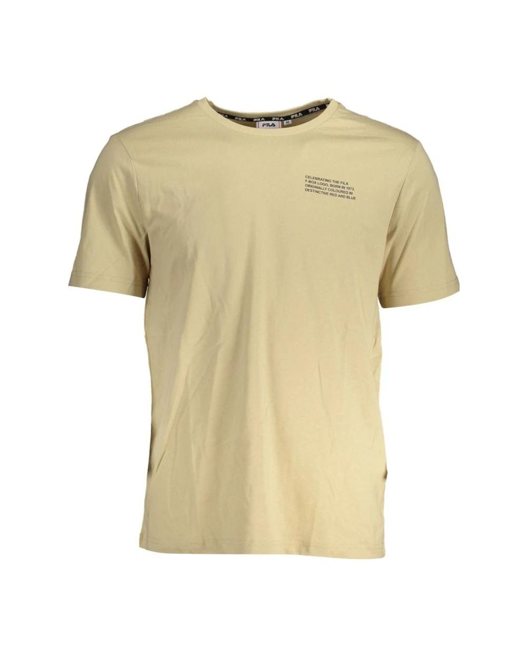 Fila Tops > T-shirts in het Yellow voor heren