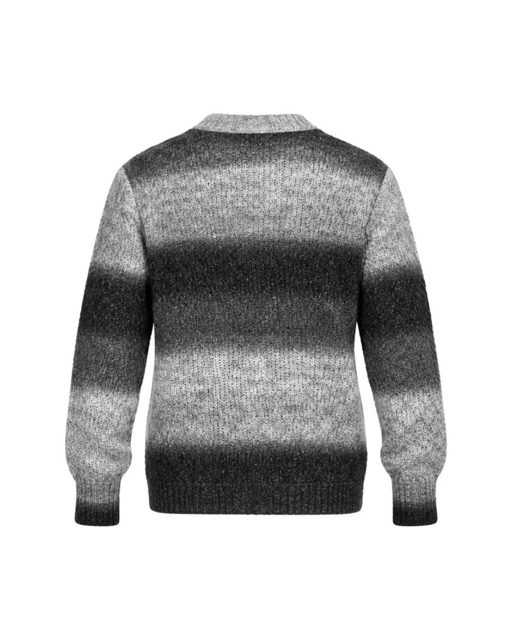Daniele Alessandrini Gray Round-Neck Knitwear for men