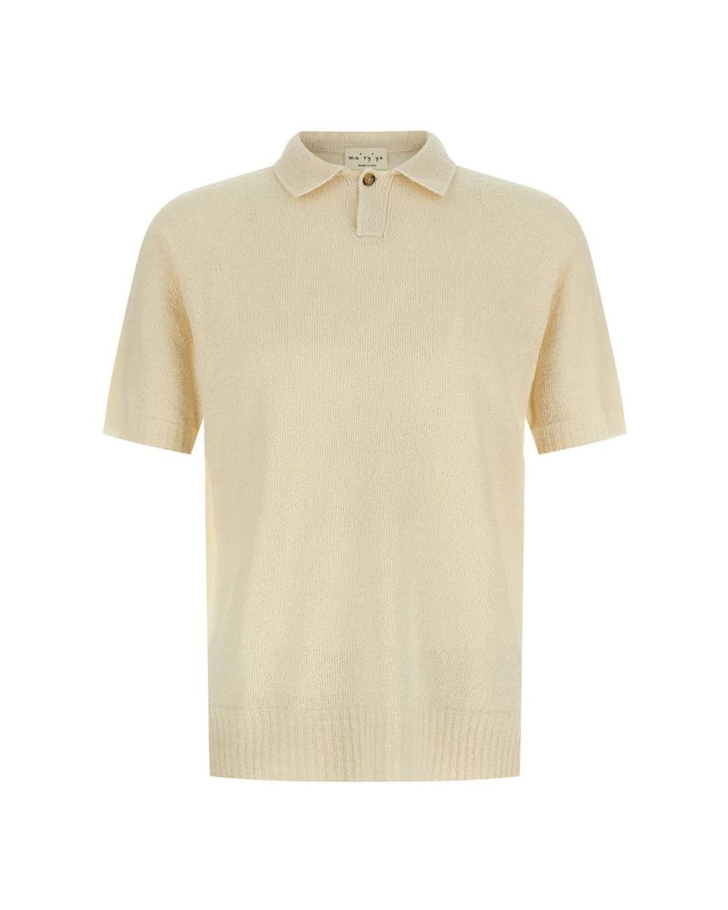 Ma'ry'ya Natural Polo Shirts for men