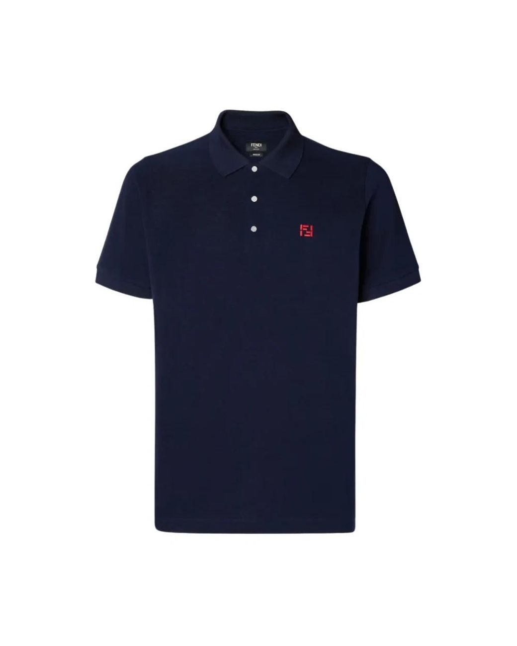 Fendi Blue Polo Shirts for men