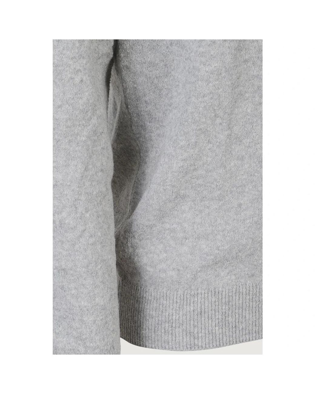Zanone Gray Round-Neck Knitwear for men